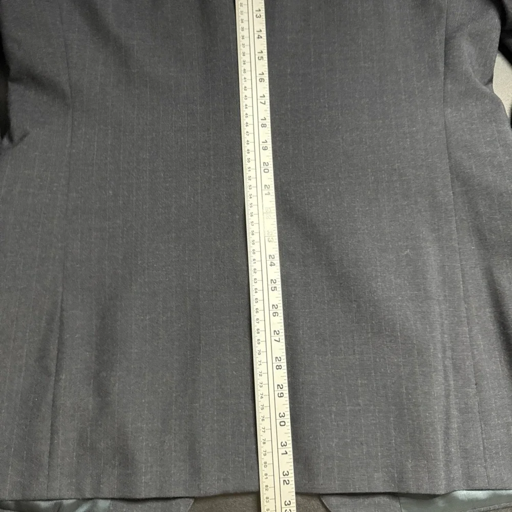 Vintage USA Christian Brooks Men's 44L 36W Wool Pinstripe‎ Two-Piece Suit